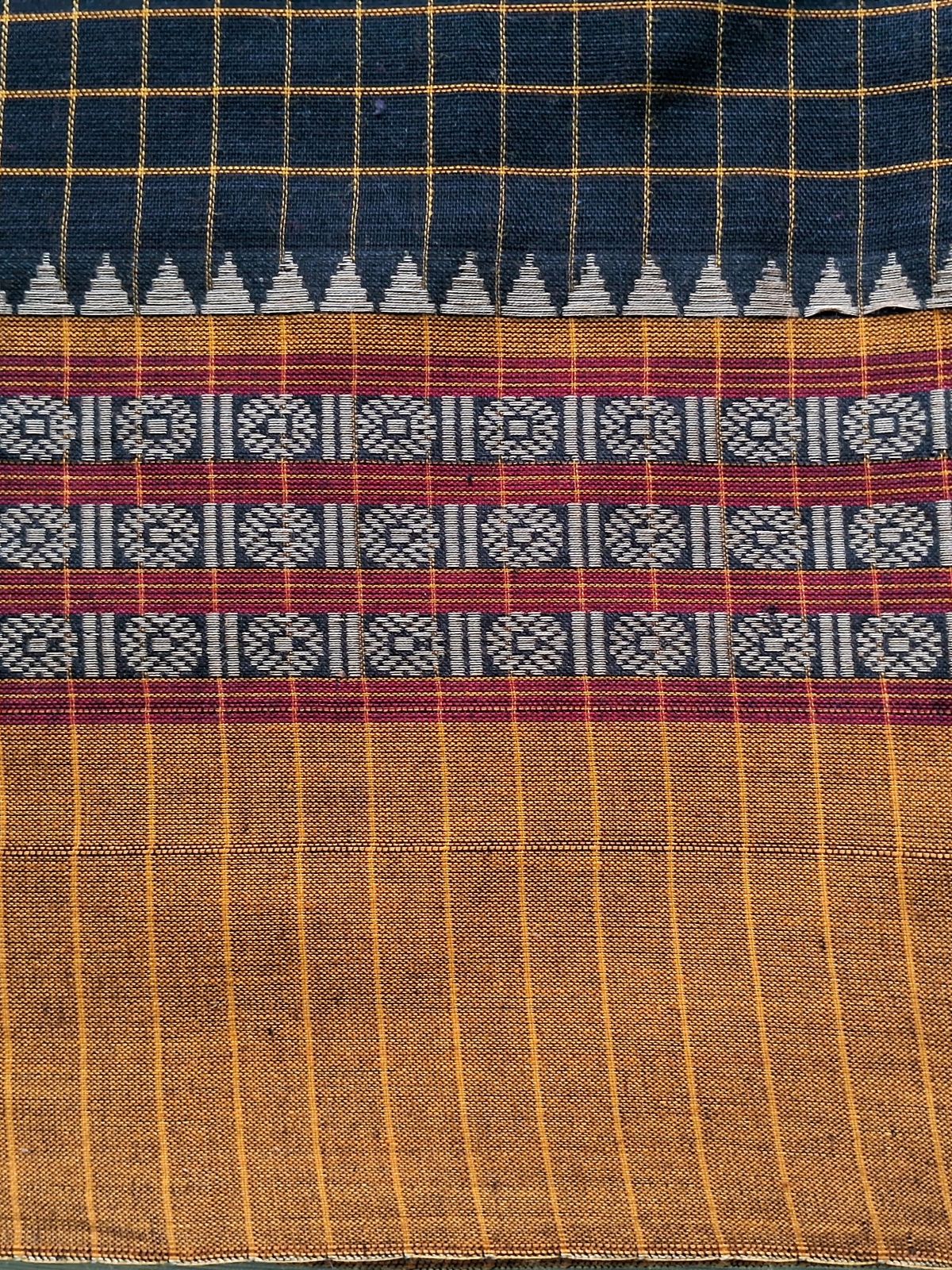 BLACK NARAYANPET HANDLOOM COTTON SUIT