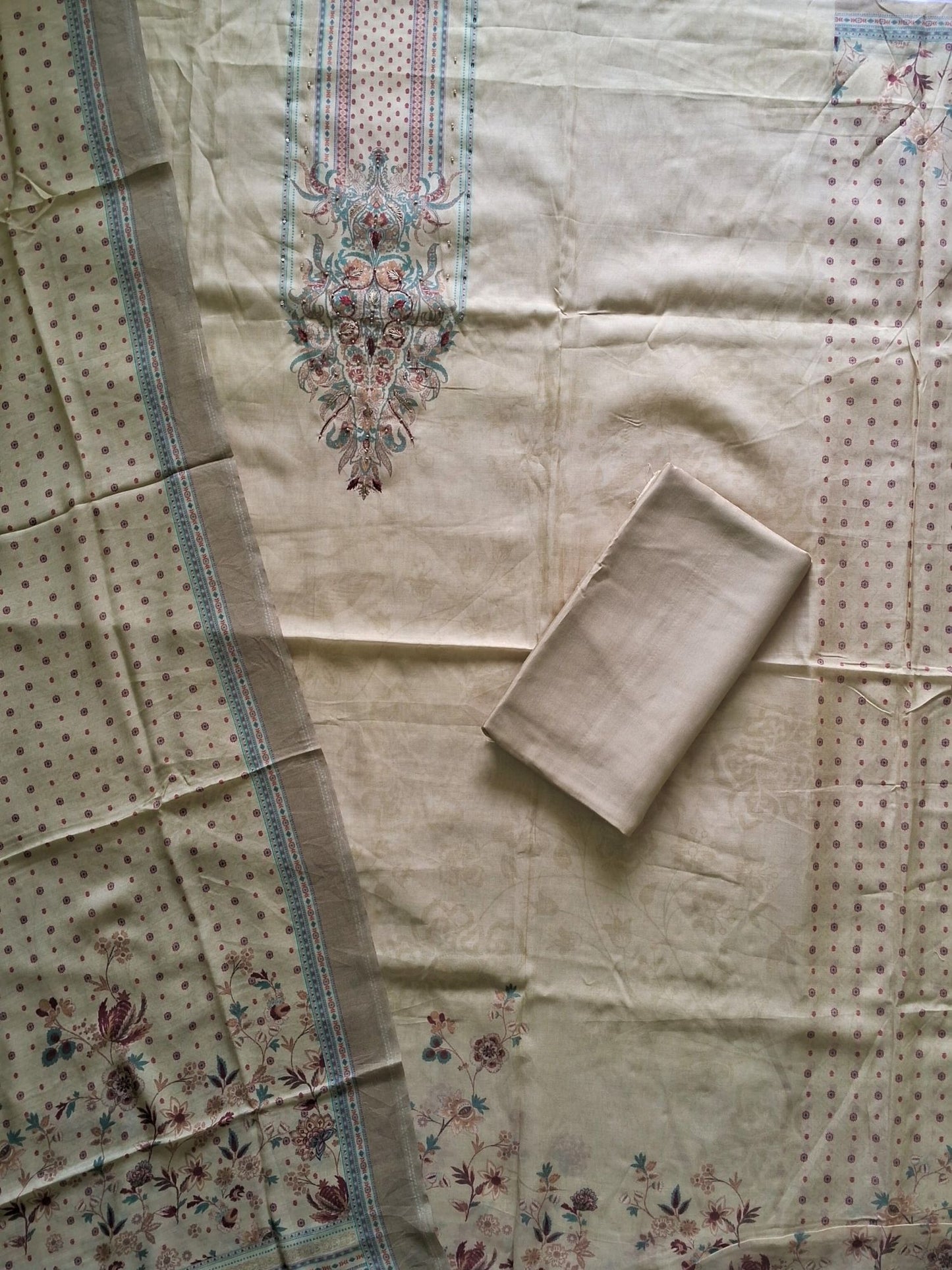 IVORY MUSLIN KATLI WORK SUIT