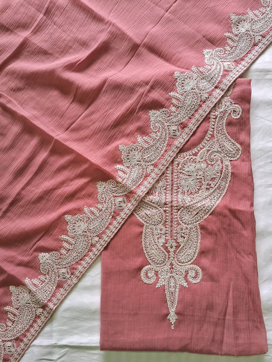 MUL CRUSHED ONION PINK SUIT
