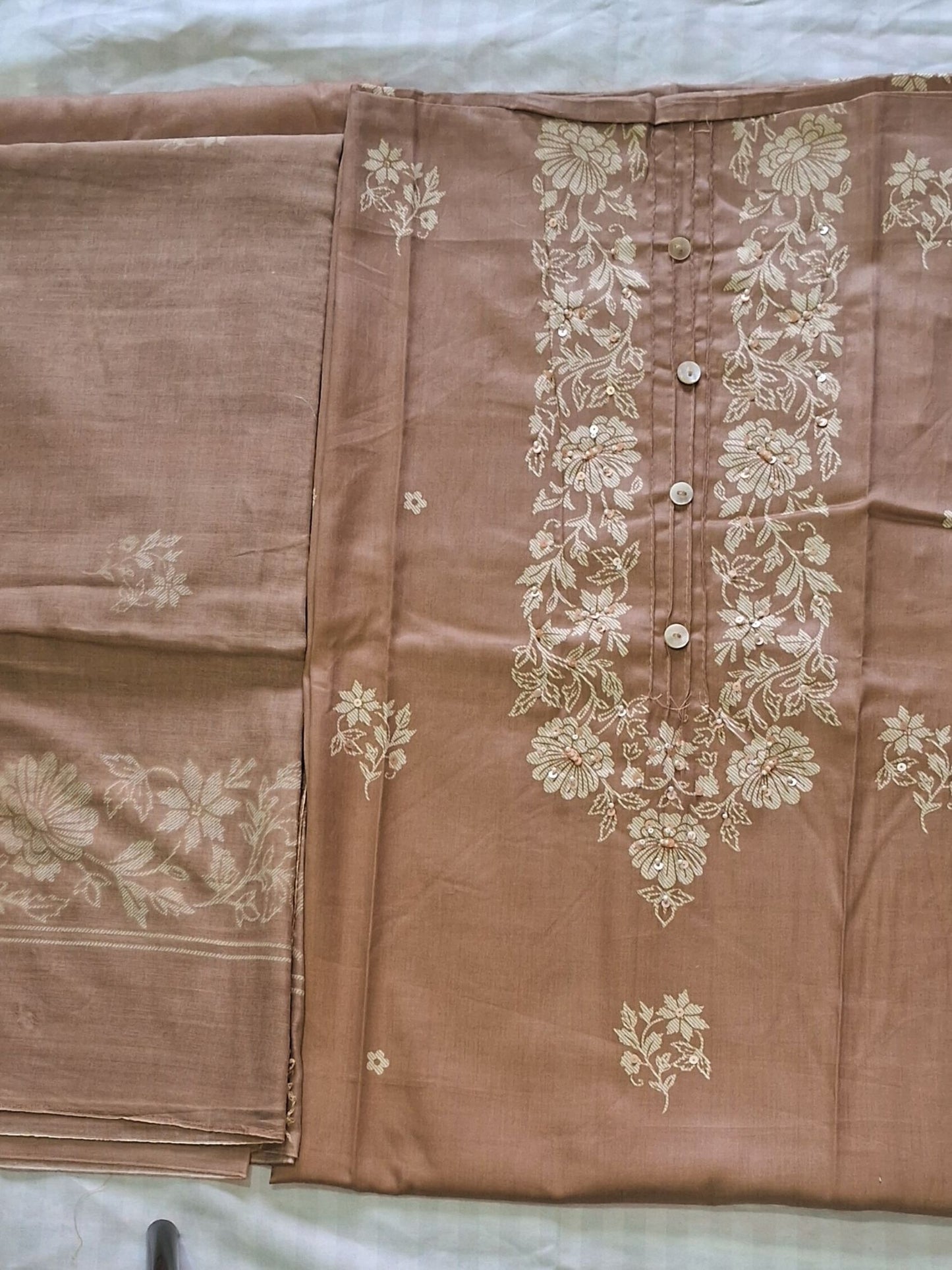 PEACH GLACE COTTON SUIT