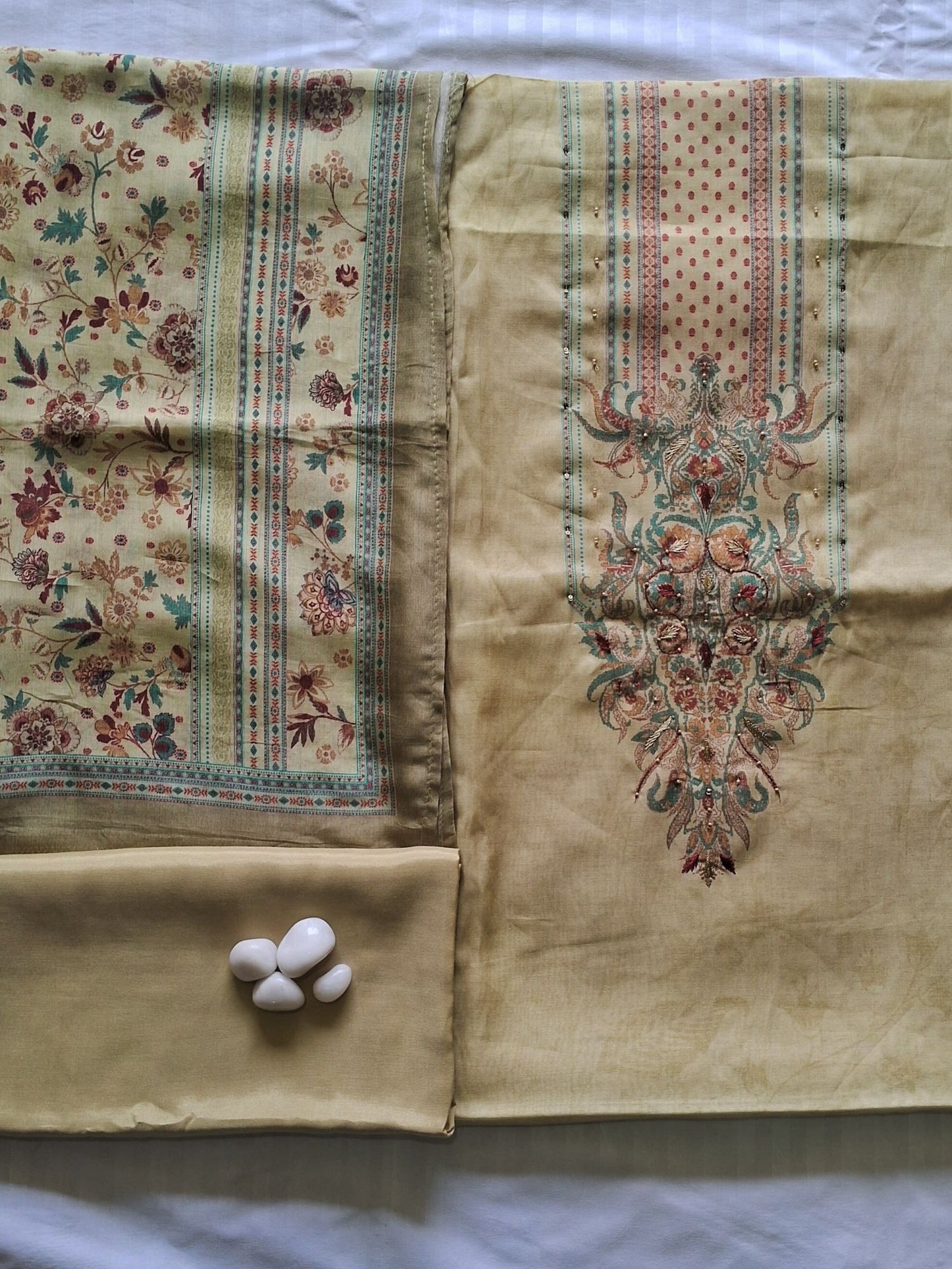 IVORY MUSLIN KATLI WORK SUIT