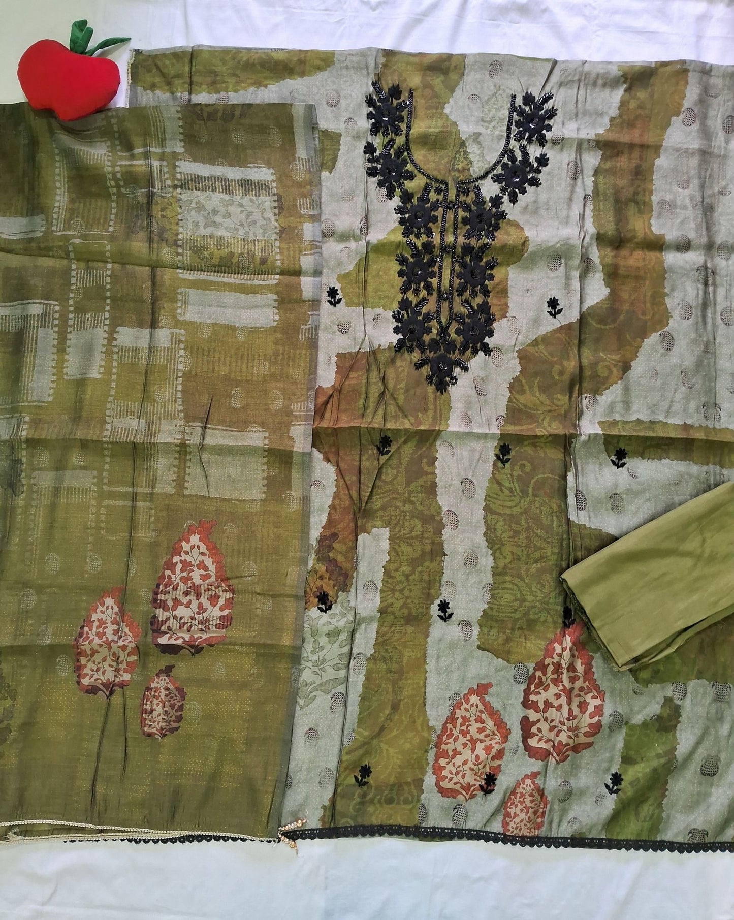 MEHENDI GREEN FINE MODAL SUIT