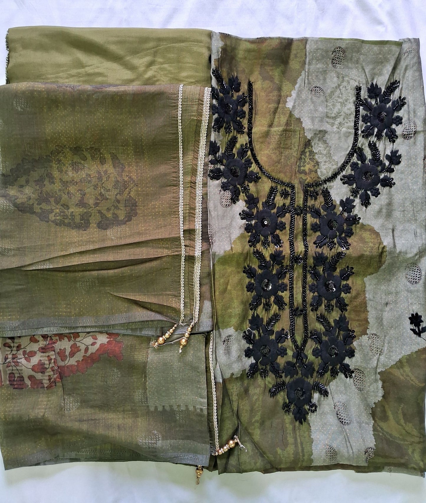 MEHENDI GREEN FINE MODAL SUIT