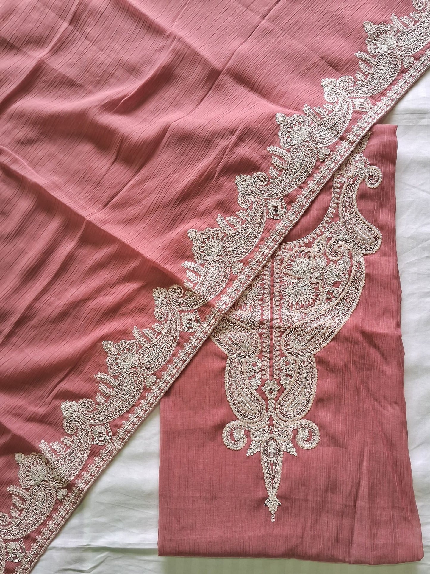 MUL CRUSHED ONION PINK SUIT