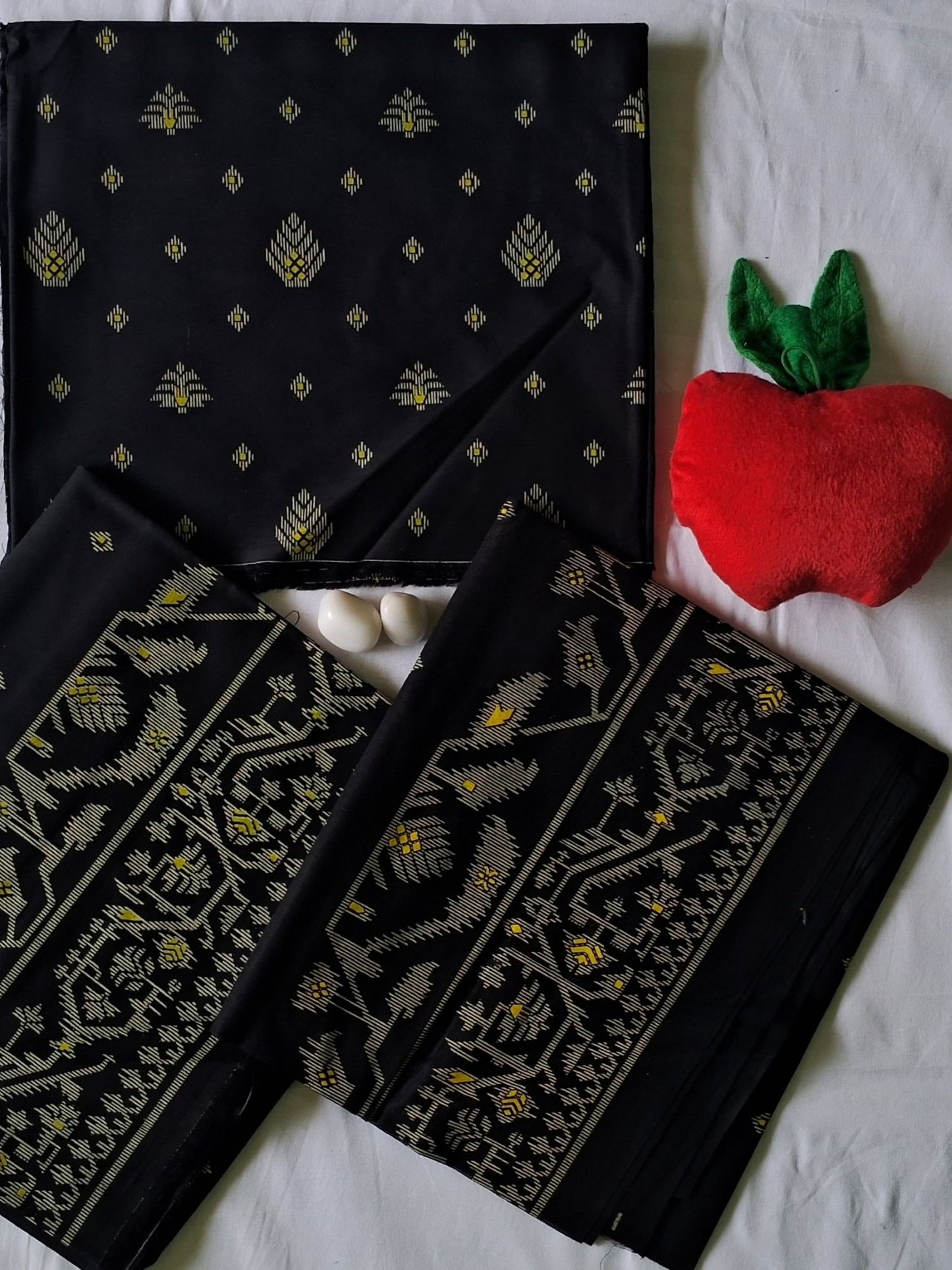 NAZAARA BLACK PURE COTTON SUIT