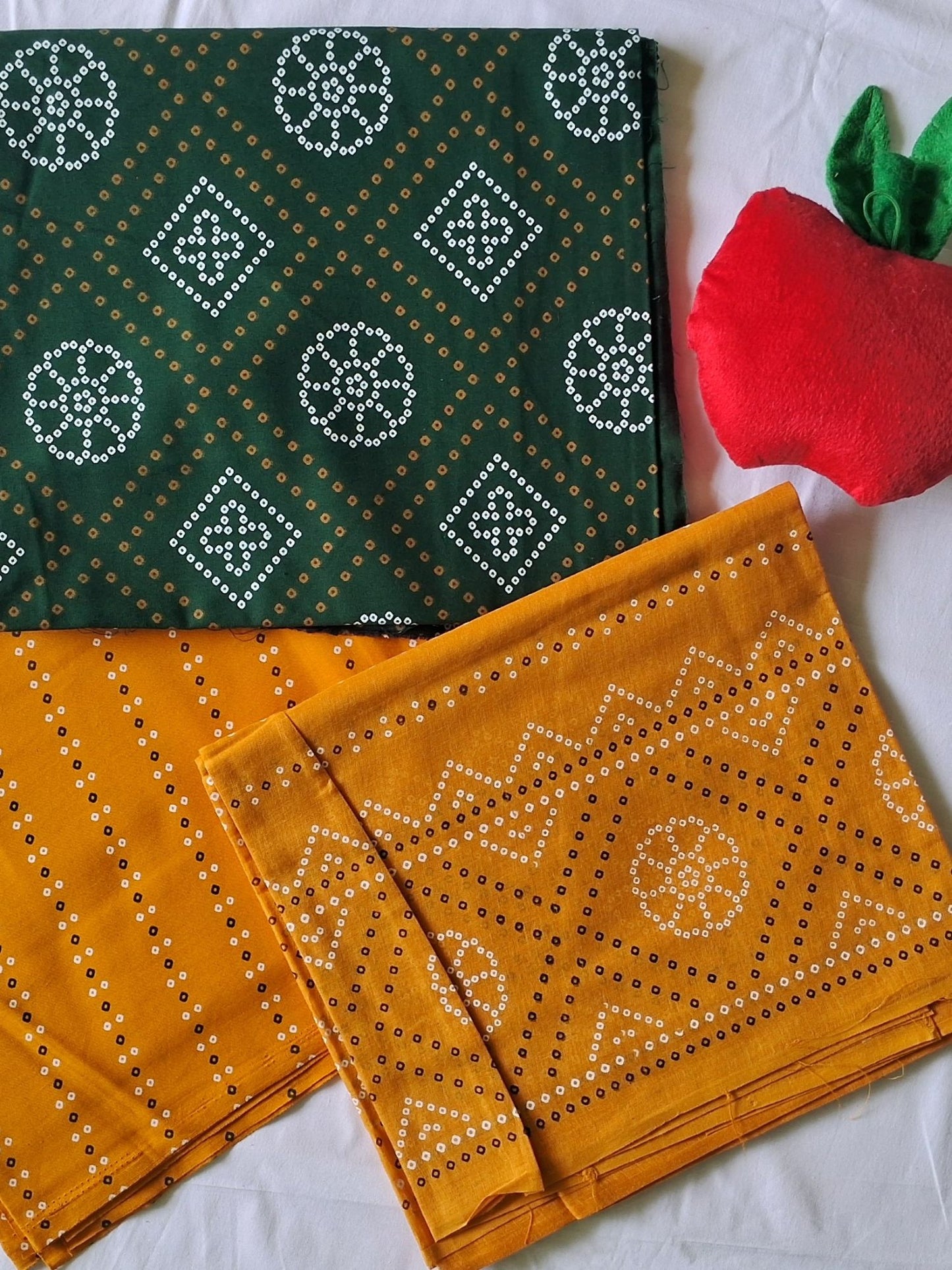 NAZAARA MUSTARD GREEN  PURE COTTON SUIT
