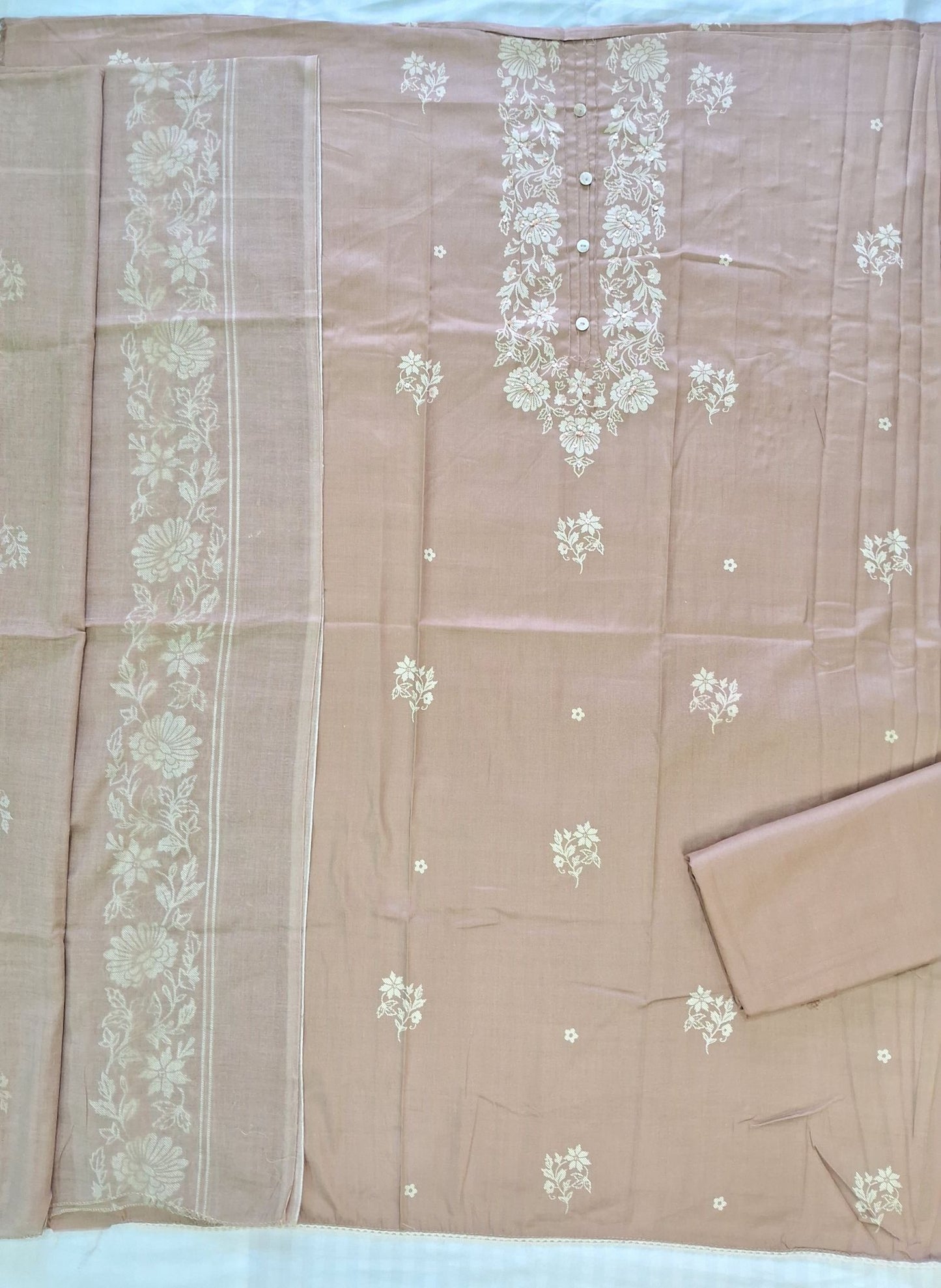 PEACH GLACE COTTON SUIT