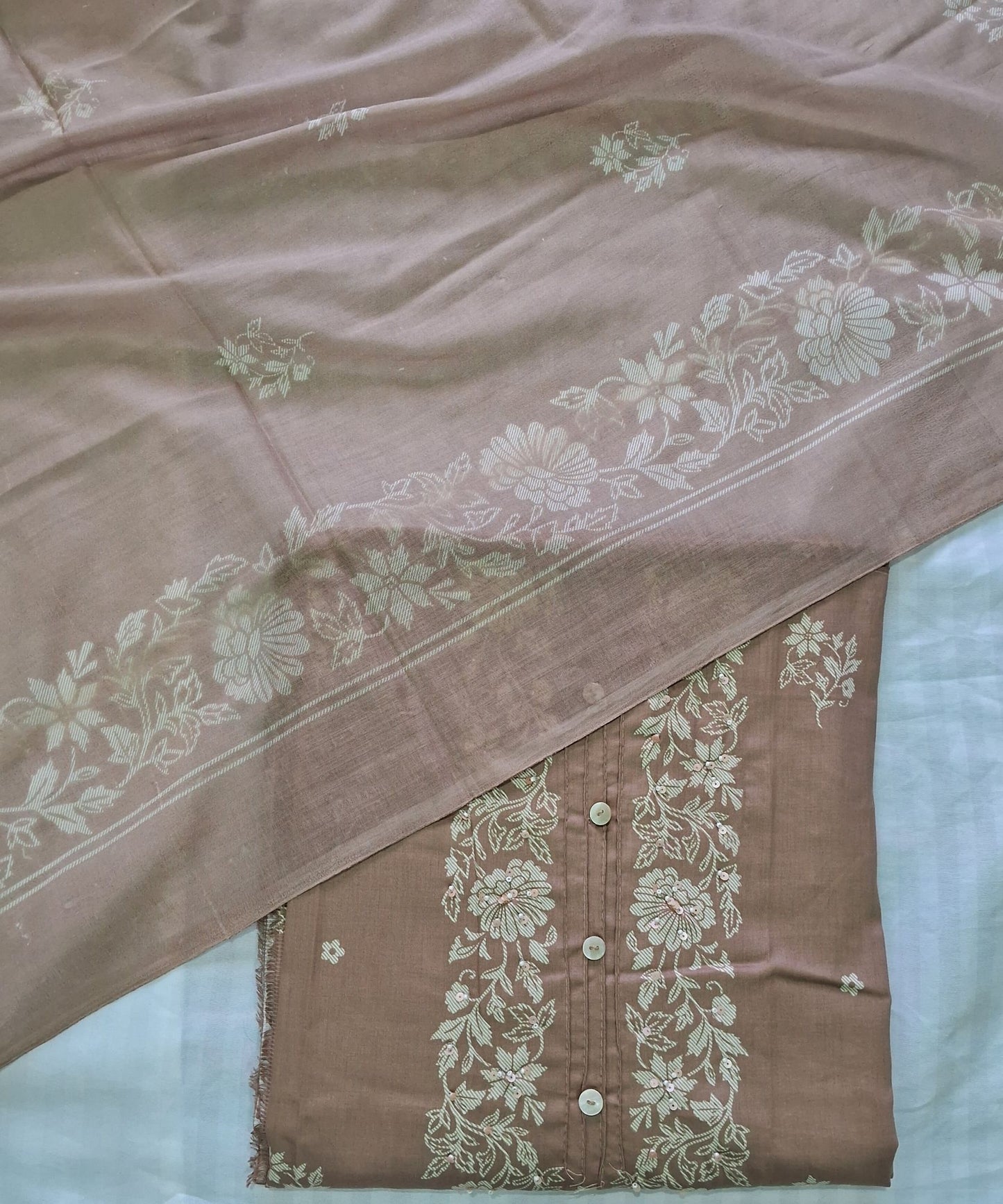PEACH GLACE COTTON SUIT