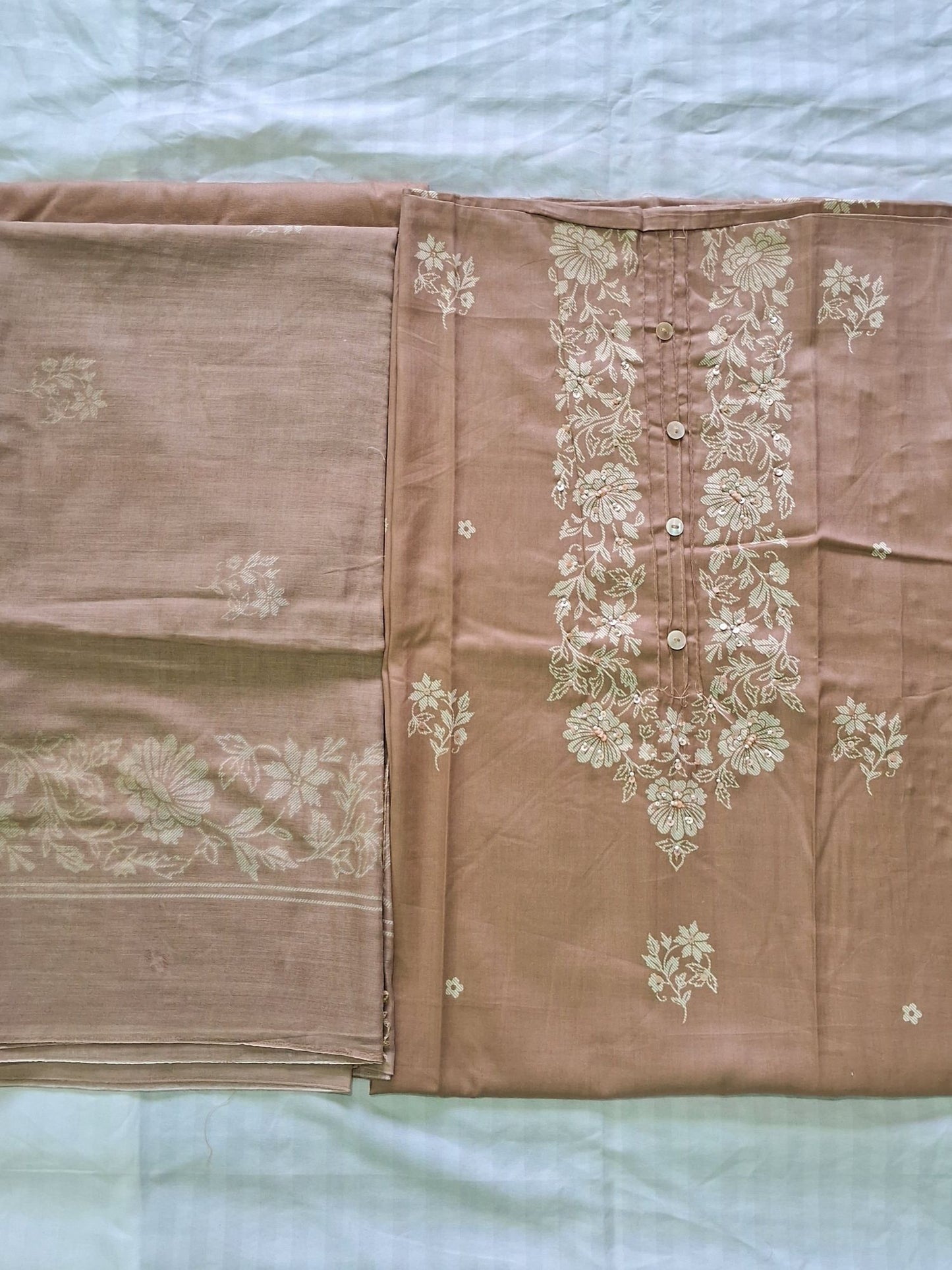 PEACH GLACE COTTON SUIT
