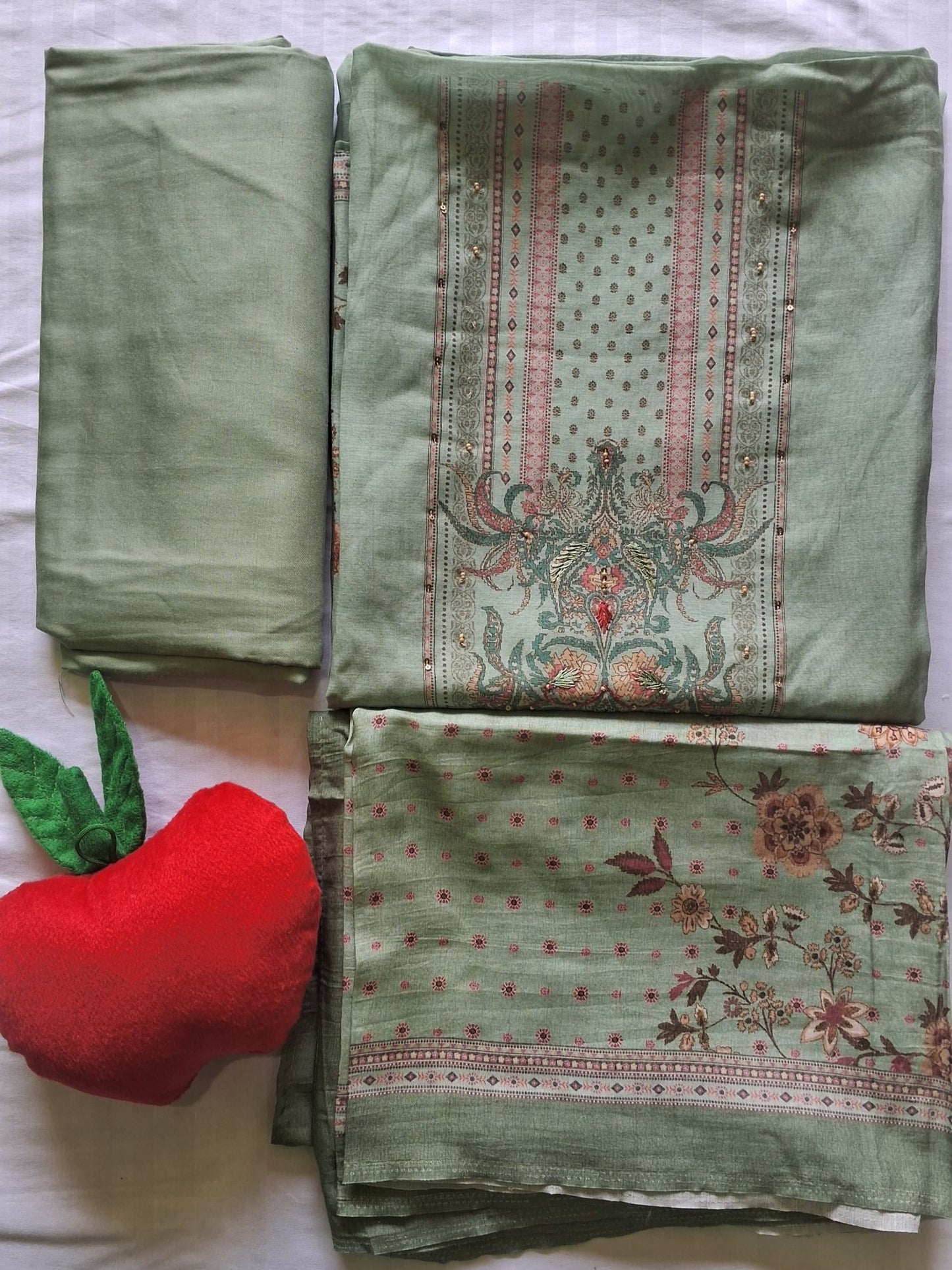 SAGE GREEN MUSLIN KATLI WORK SUIT
