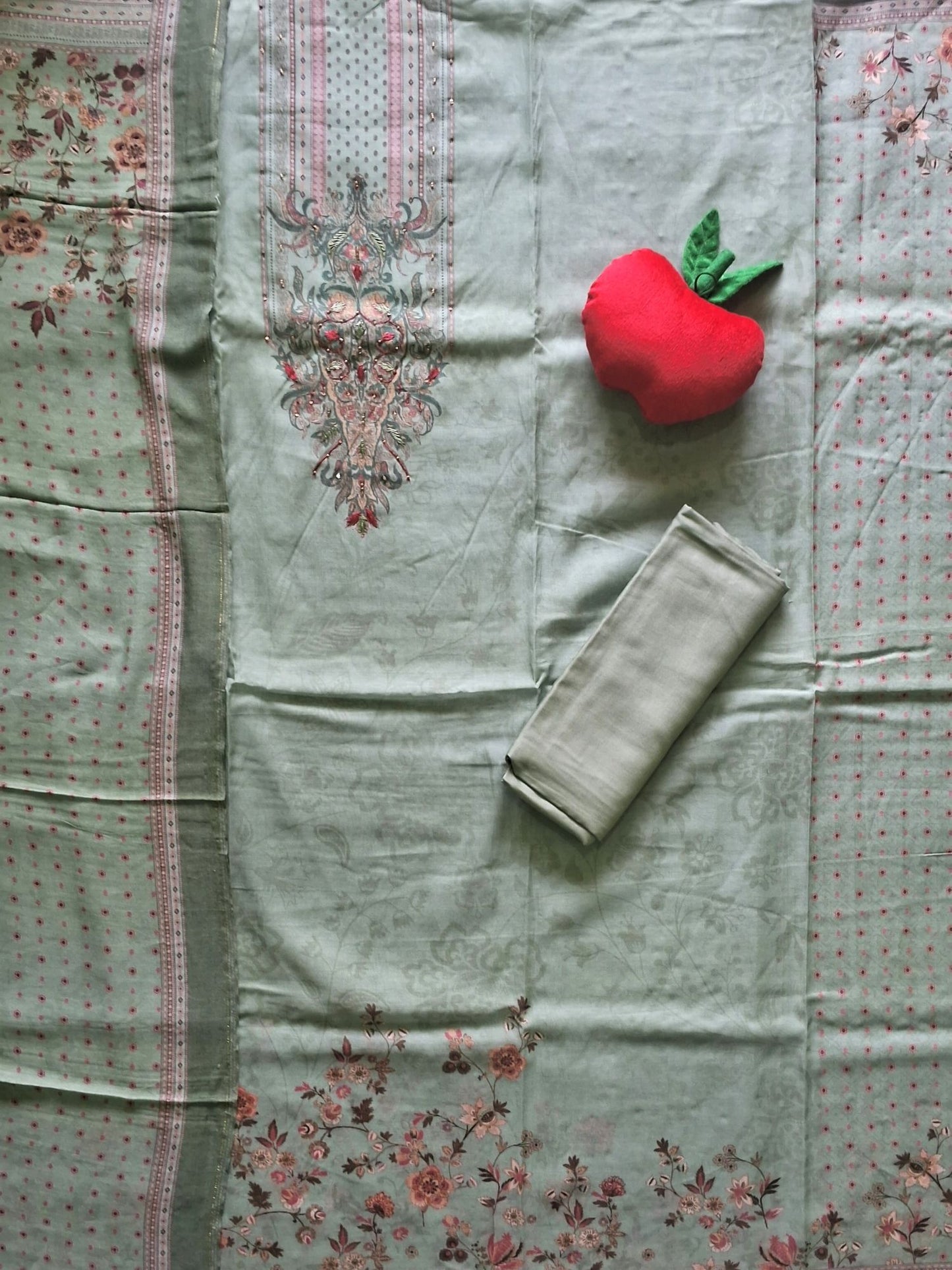 SAGE GREEN MUSLIN KATLI WORK SUIT